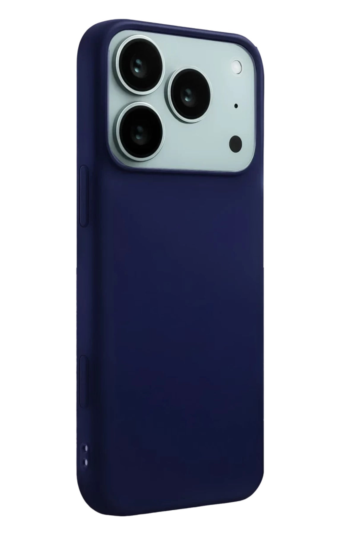 Apple iPhone 17 Pro Uyumlu Nano içi Kadife Silikon - Lacivert