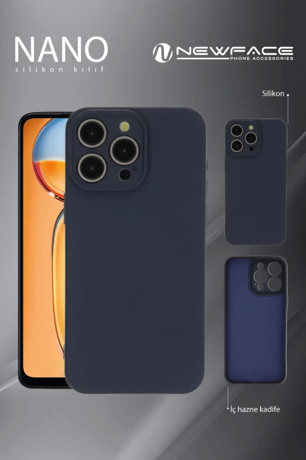 Oppo A38 Uyumlu Kılıf Nano içi Kadife Silikon - Kırmızı