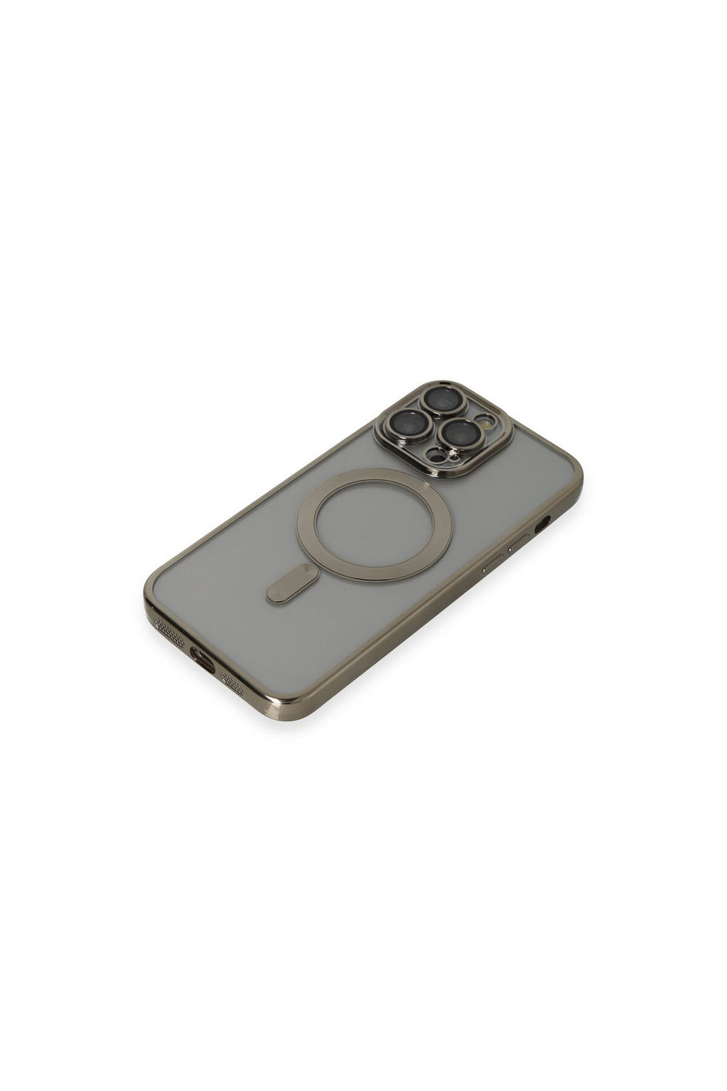 Apple iPhone 14 Pro Max Uyumlu Kılıf Kross Magneticsafe Kapak - Titan Gri