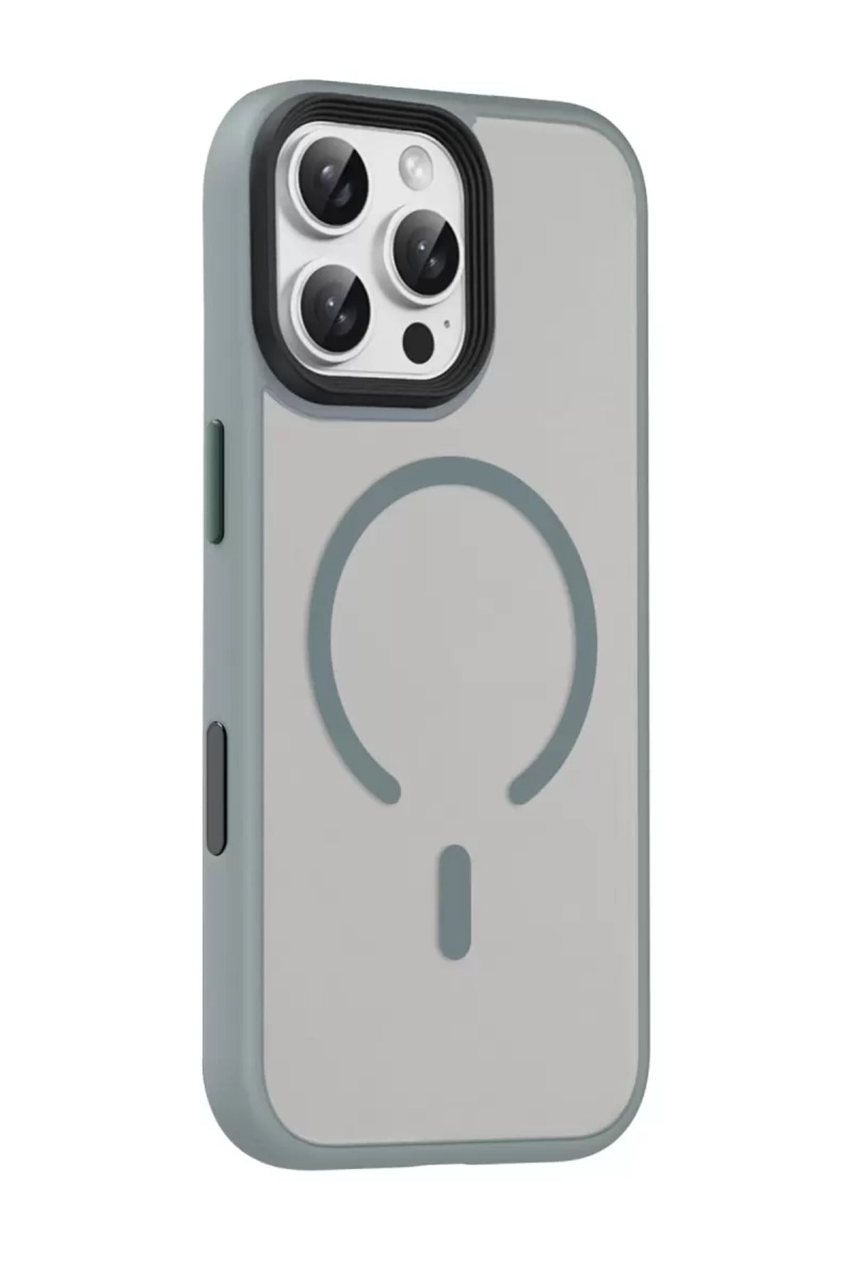 Joko Apple iPhone 16 Pro Max Uyumlu Megane Magsafe Kapak - Titan Gri