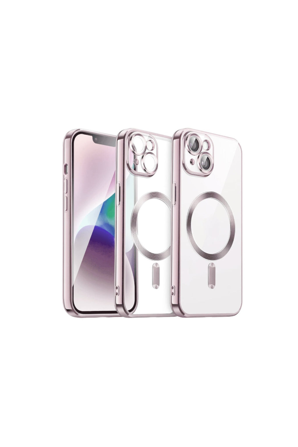 Apple iPhone 13 Uyumlu Kılıf Kross Magneticsafe Kapak - Rose