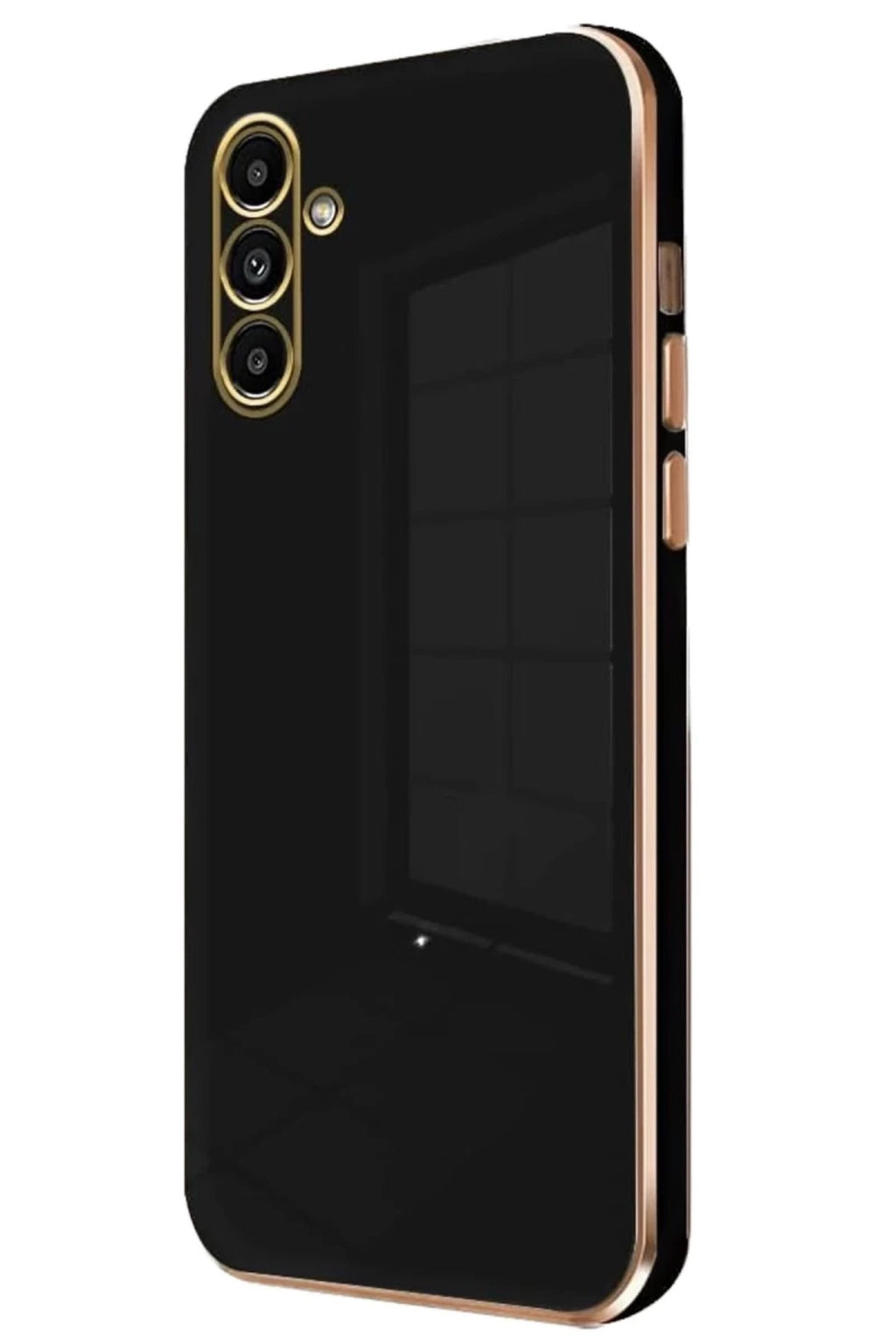 Samsung Galaxy M15 Uyumlu Kılıf Volet Silikon - Siyah