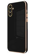 Samsung Galaxy M15 Uyumlu Kılıf Volet Silikon - Siyah