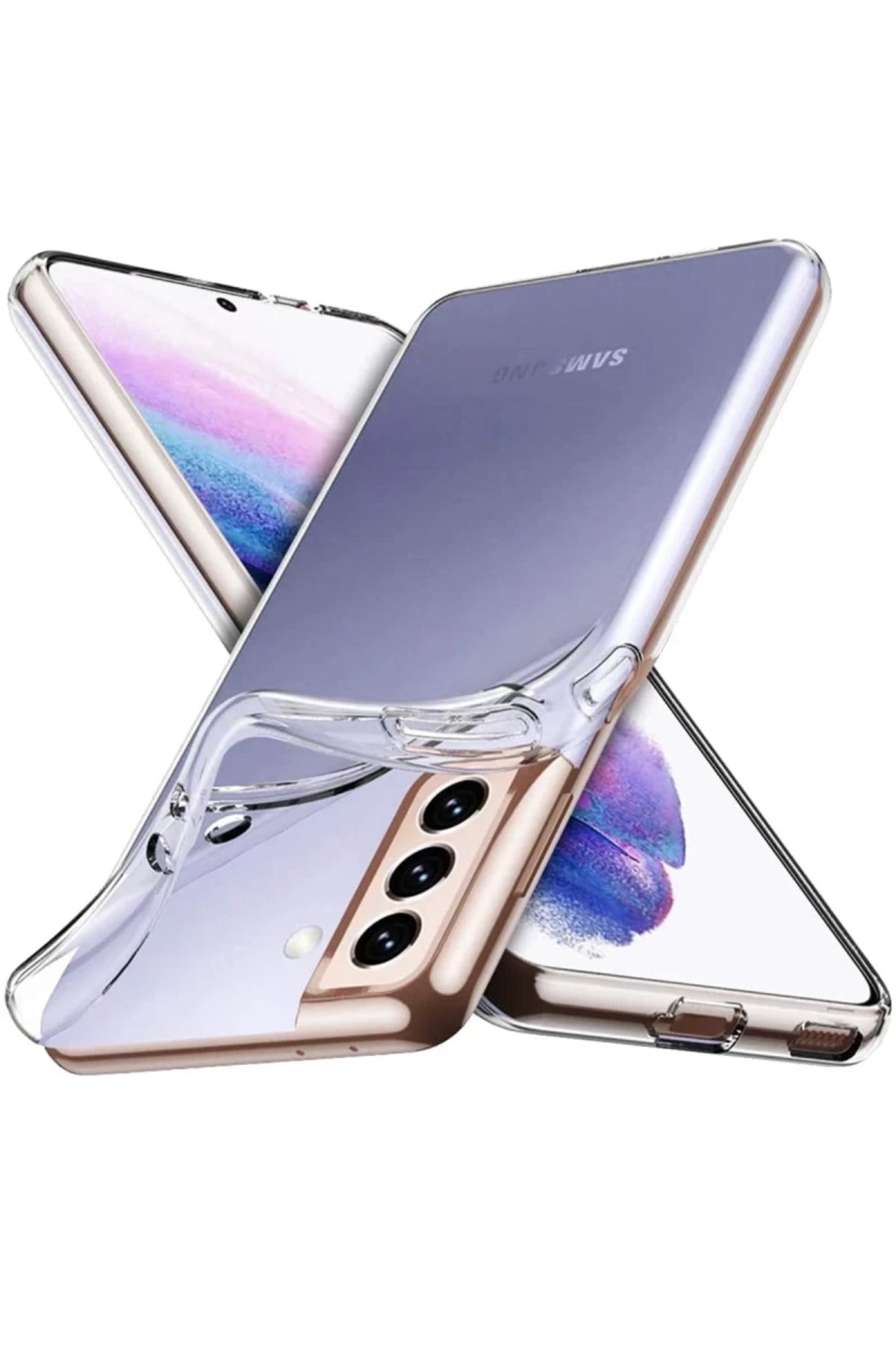 Samsung Galaxy S23 Plus Uyumlu Kılıf Lüx Şeffaf Silikon