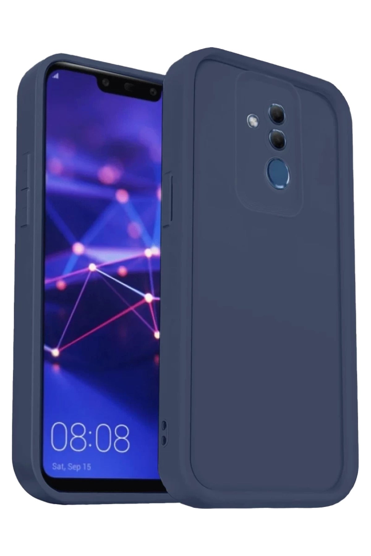 Huawei Mate 20 Lite Uyumlu Kılıf Viera Silikon - Lacivert