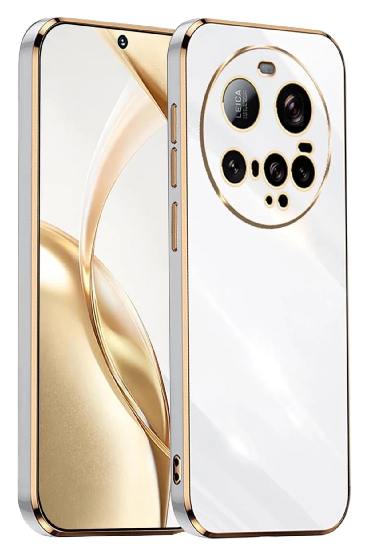 Xiaomi Mi 15 Ultra Uyumlu Kılıf Volet Silikon - Beyaz