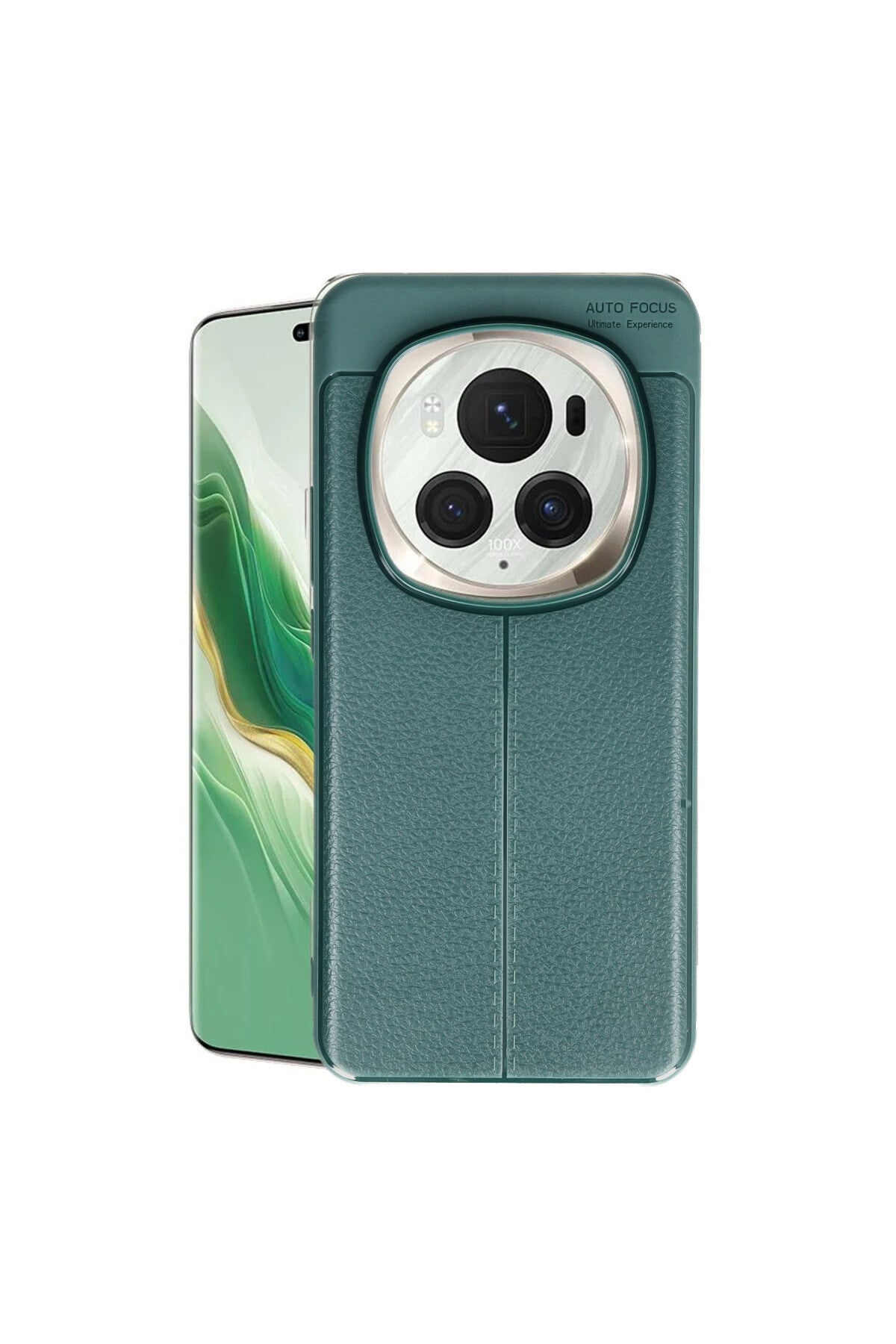 Huawei Honor Magic 6 Pro Uyumlu Kılıf Auto Focus Kapak - Koyu Yeşil