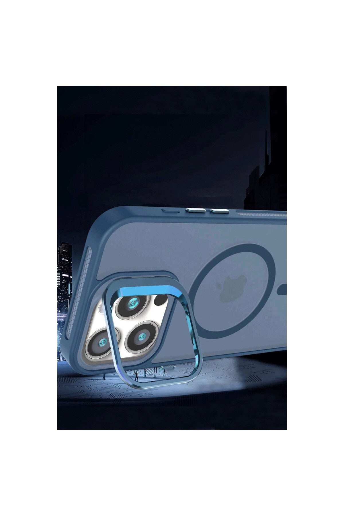 Joko Apple iPhone 16 Plus Uyumlu Flet Lens Magsafe Kapak - Siyah