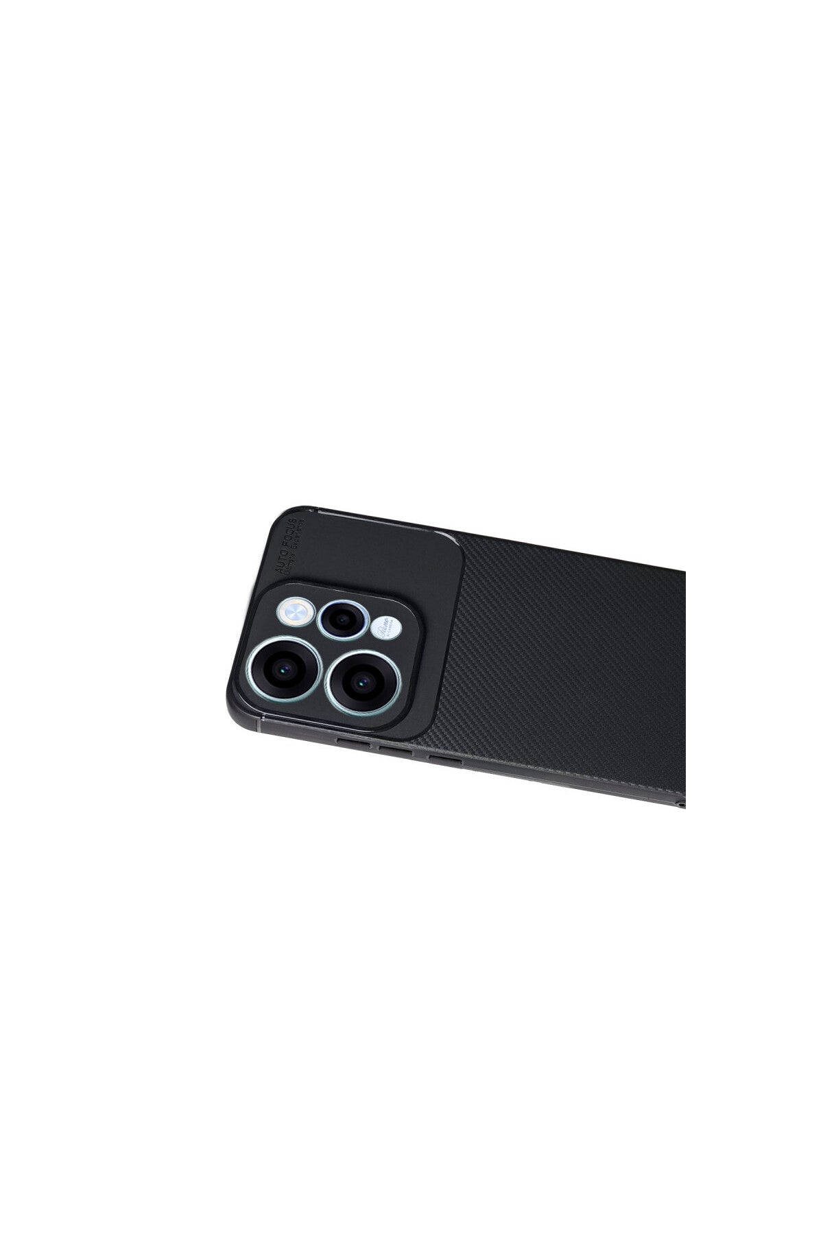 Oppo Reno 15 Uyumlu Auto Focus Karbon Kapak - Siyah
