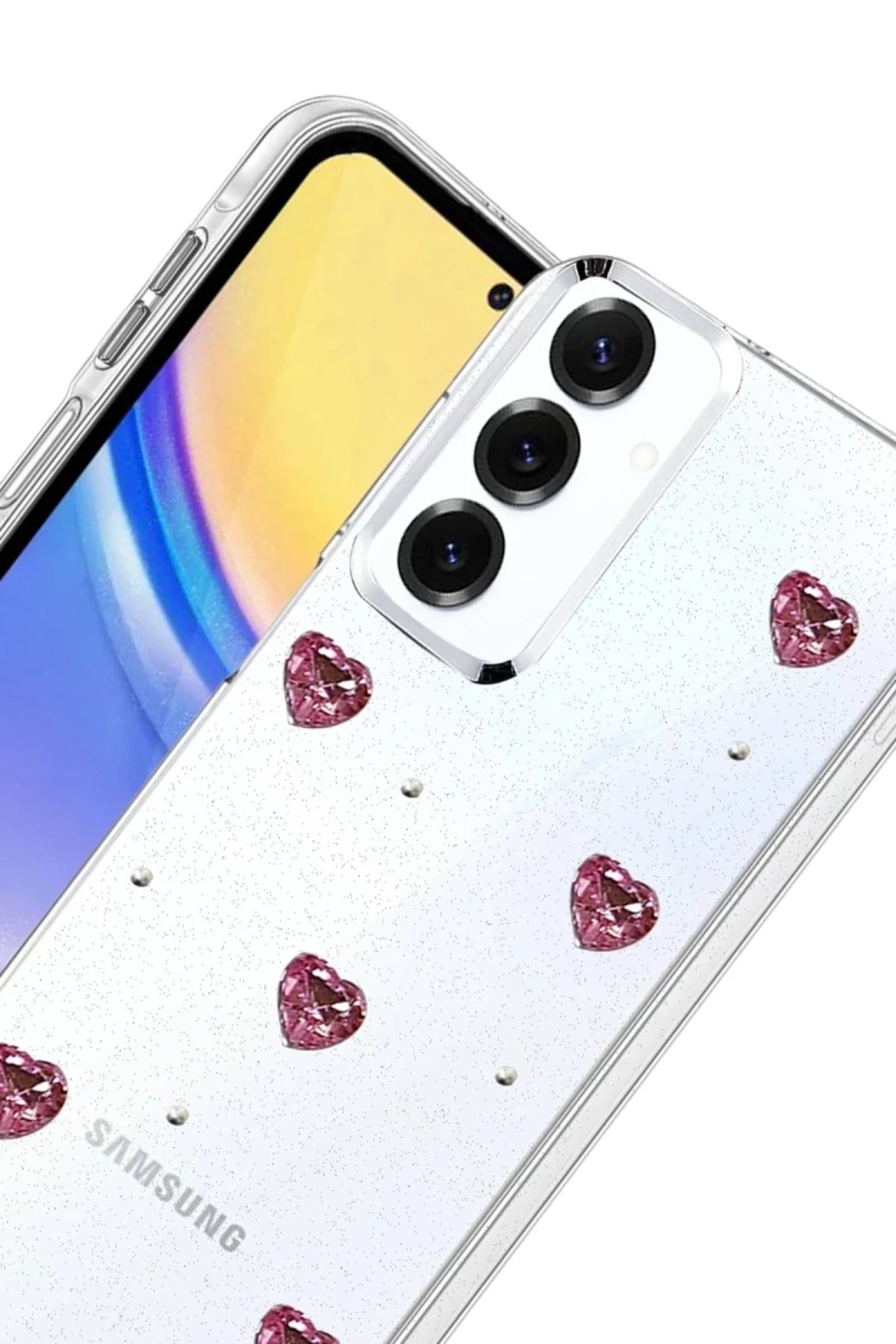 Samsung Galaxy S25 Uyumlu Fiyonk Desenli Kapak - Desen 3