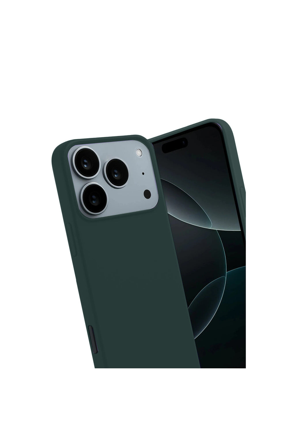 Apple iPhone 17 Pro Uyumlu First Silikon - Koyu Yeşil