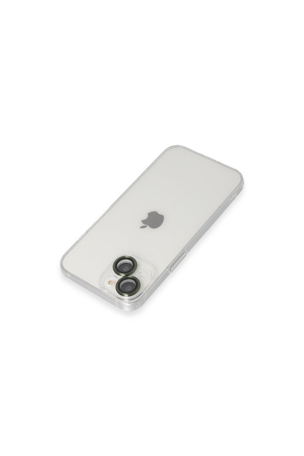Apple iPhone 14 Uyumlu Kılıf Luko Lens Silikon - Yeşil