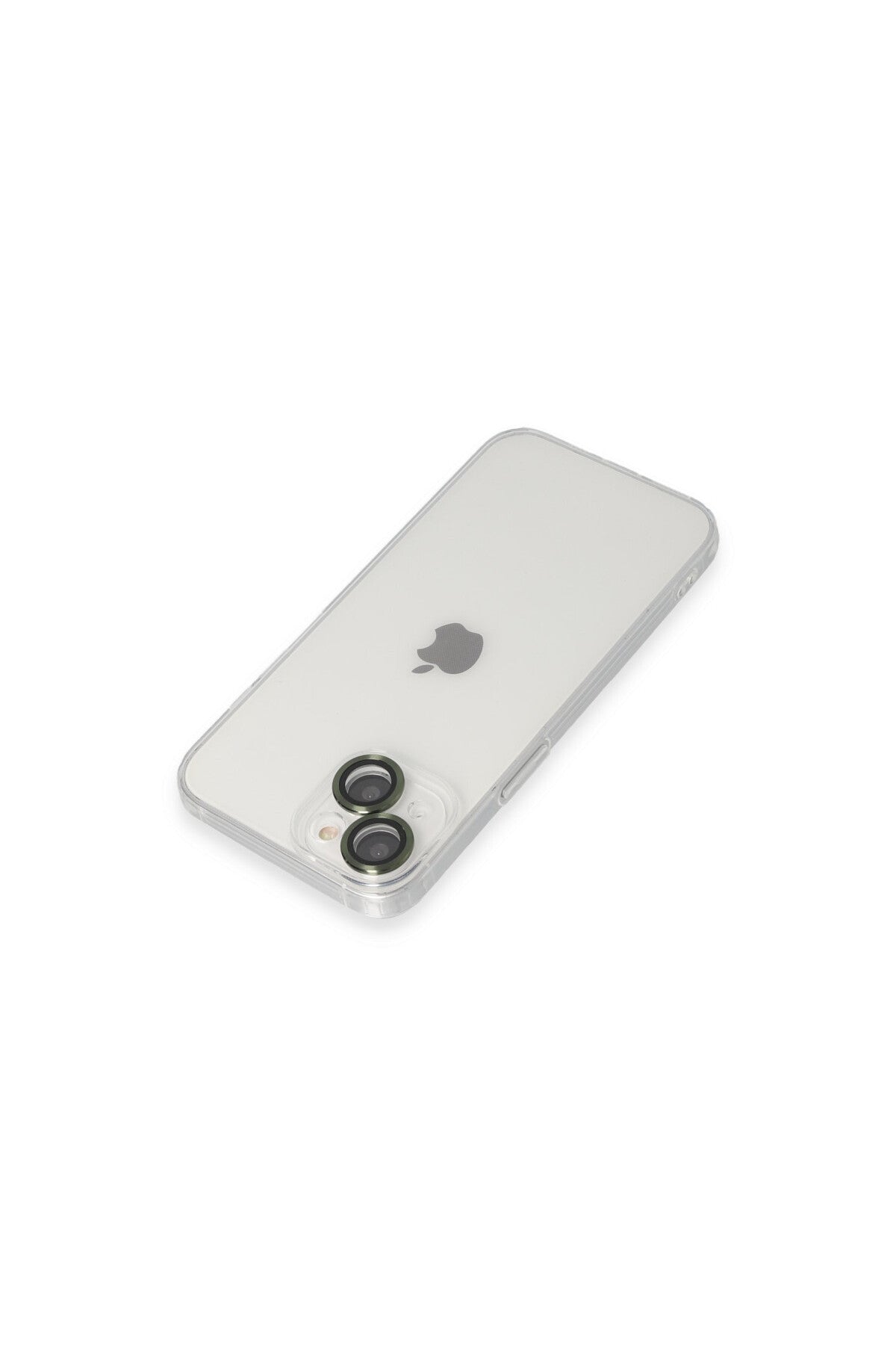 Apple iPhone 14 Uyumlu Kılıf Luko Lens Silikon - Yeşil