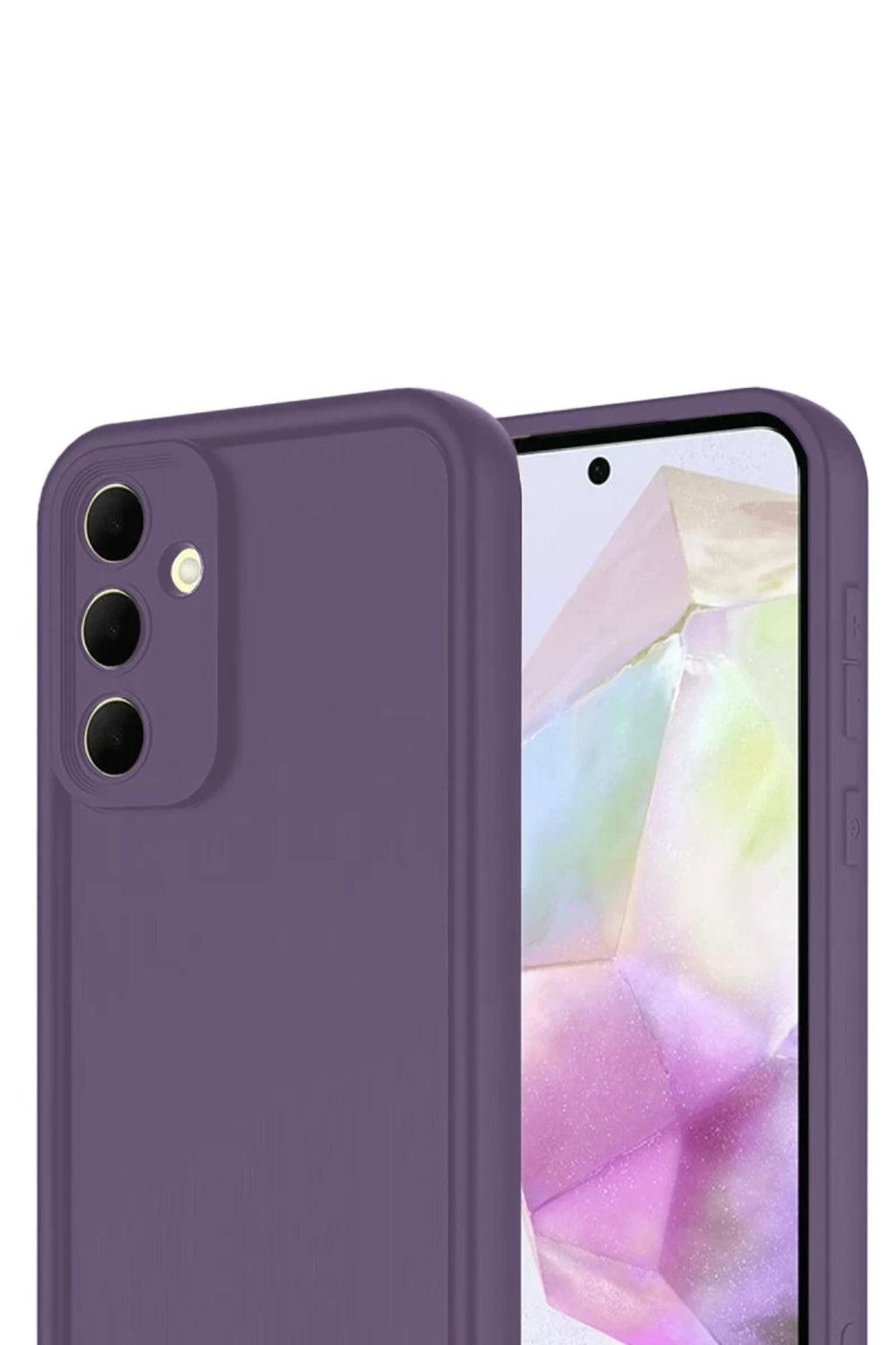 Samsung Galaxy A16 5G Uyumlu Kılıf Viera Silikon - Mürdüm