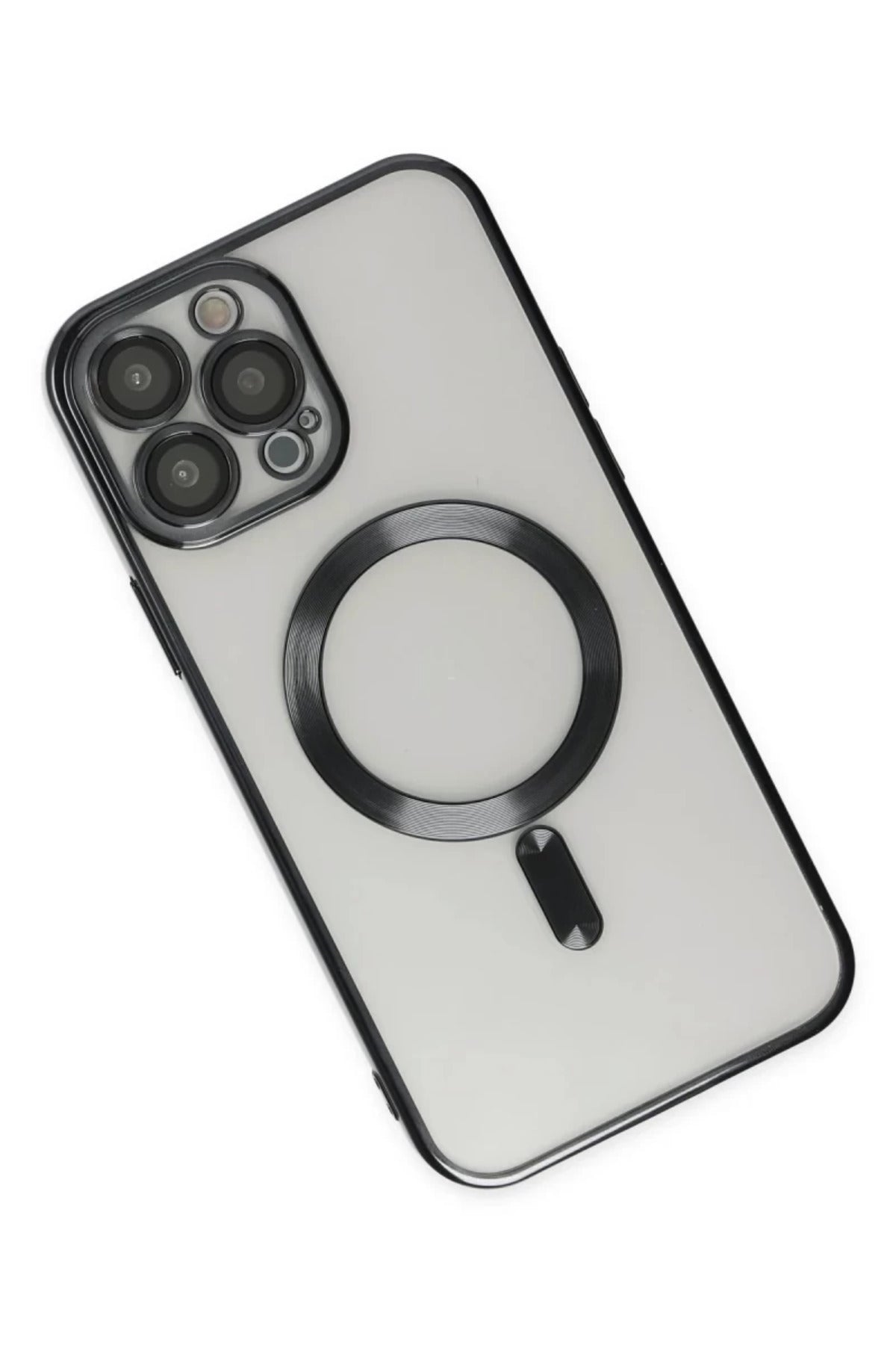 Apple iPhone 14 Pro Uyumlu Kılıf Kross Magneticsafe Kapak - Siyah
