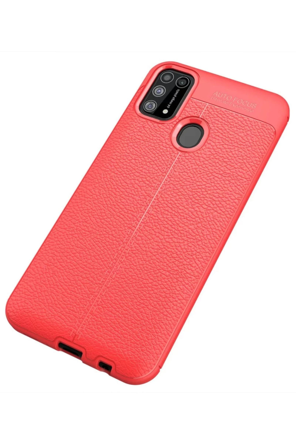 Samsung Galaxy M31 Uyumlu Kılıf Auto Focus Kapak - Kırmızı