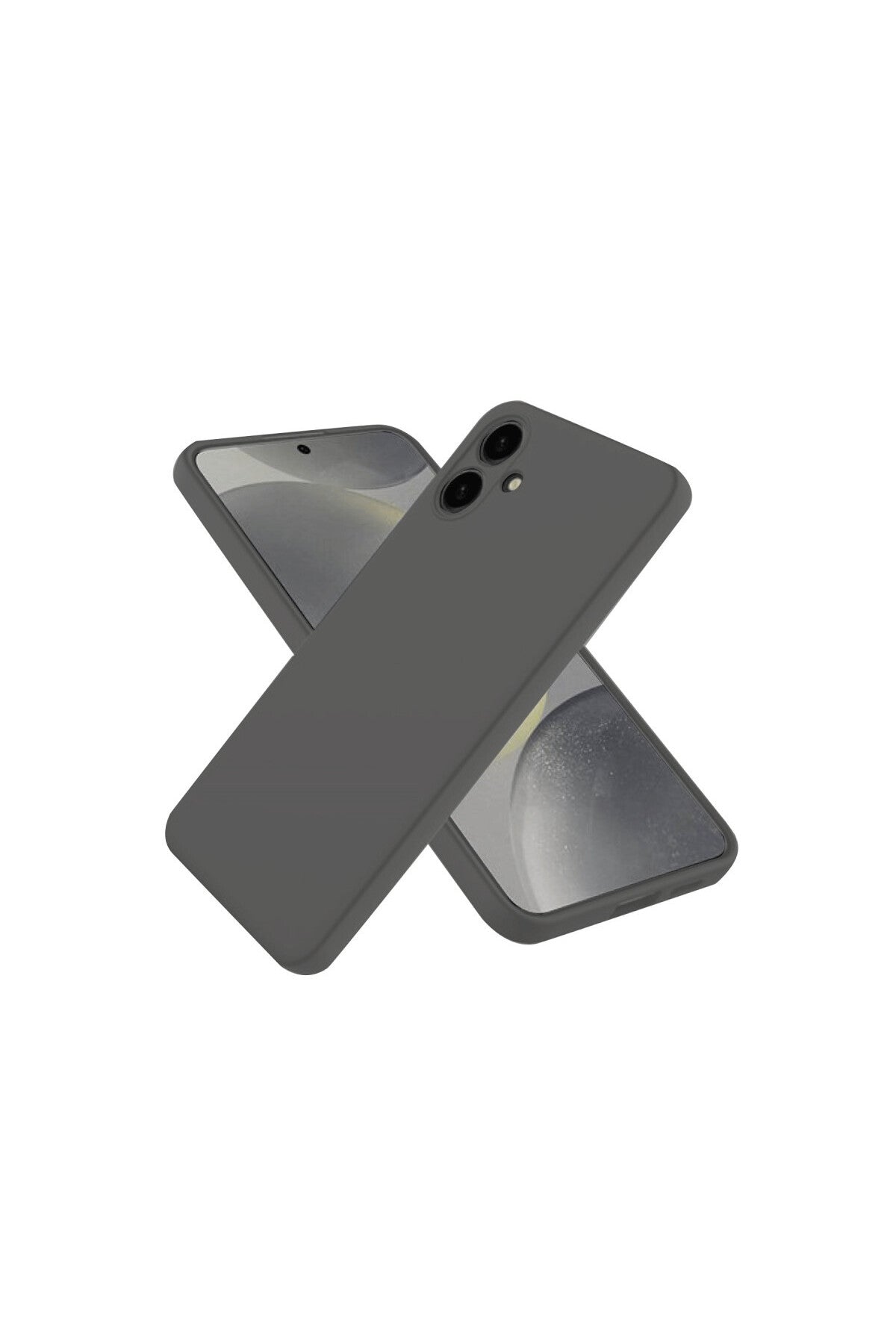 Samsung Galaxy A06 Uyumlu Kılıf First Silikon - Gri