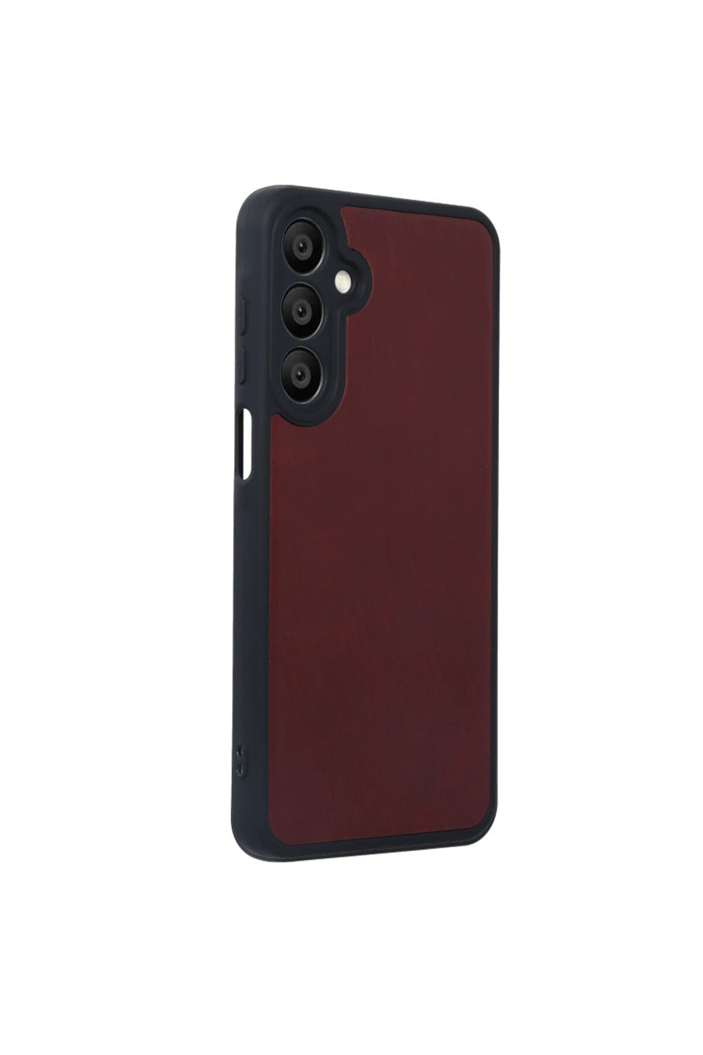 Samsung Galaxy A55 5G Uyumlu Kılıf Aras Deri Kapak - Bordo