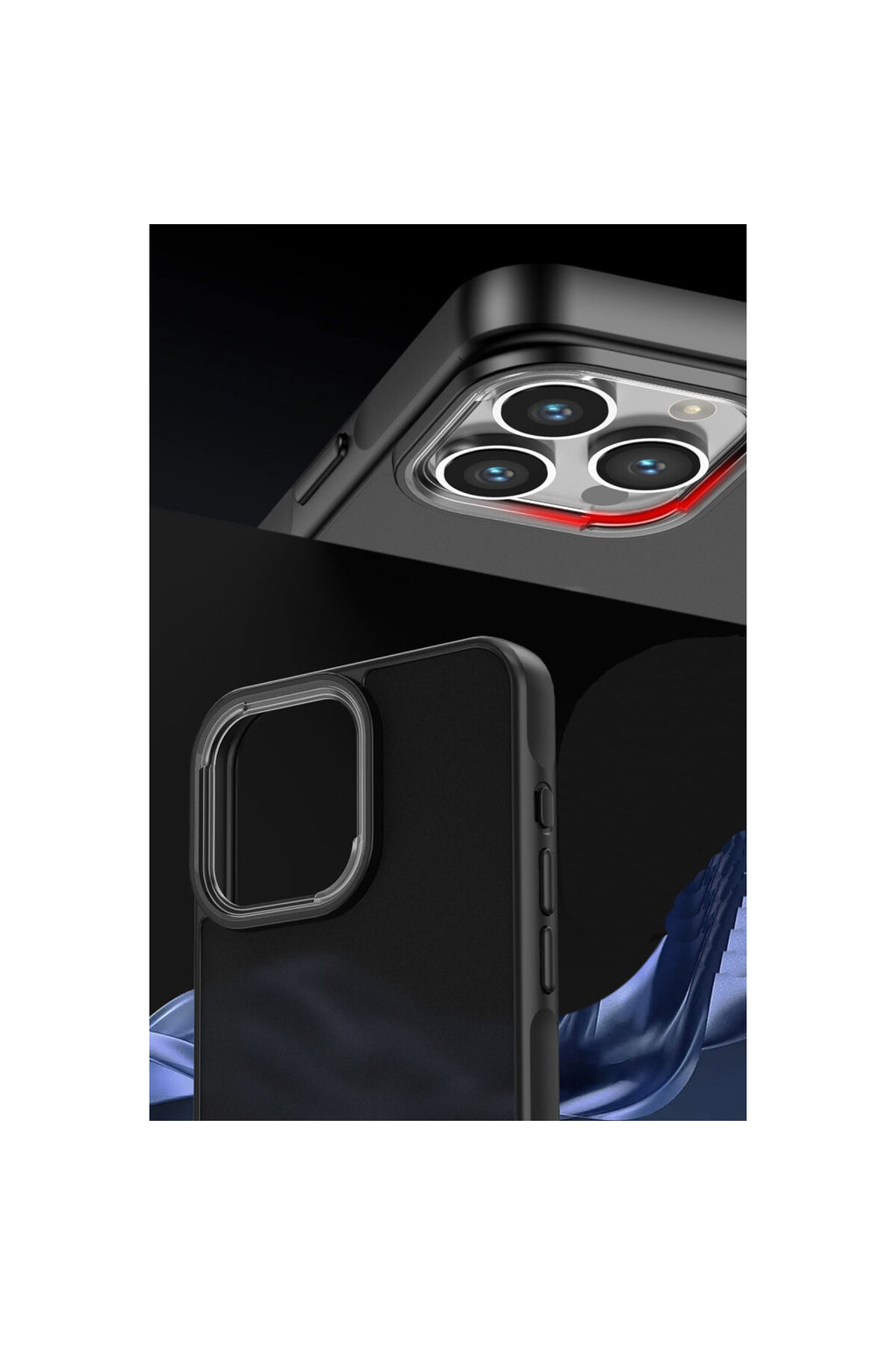 Apple iPhone 14 Pro Uyumlu Kılıf Elegant Kapak - Siyah