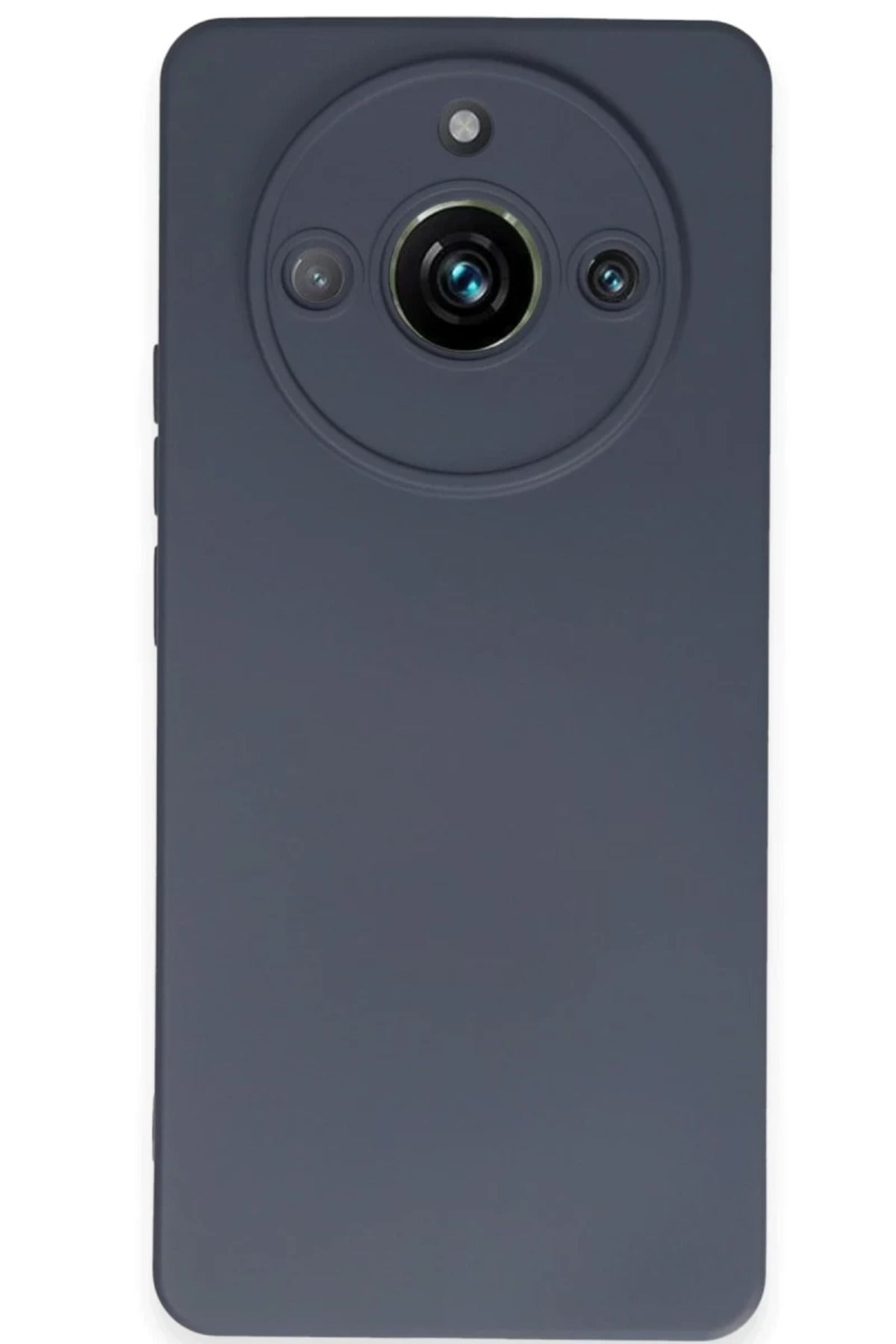 Realme 11 Pro Uyumlu Kılıf Nano içi Kadife Silikon - Gri
