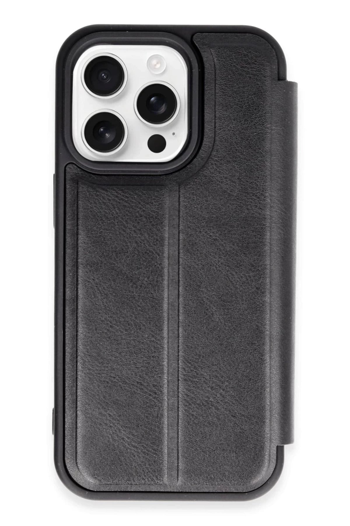 Apple iPhone 14 Pro Uyumlu Kılıf Flip Cover - Siyah
