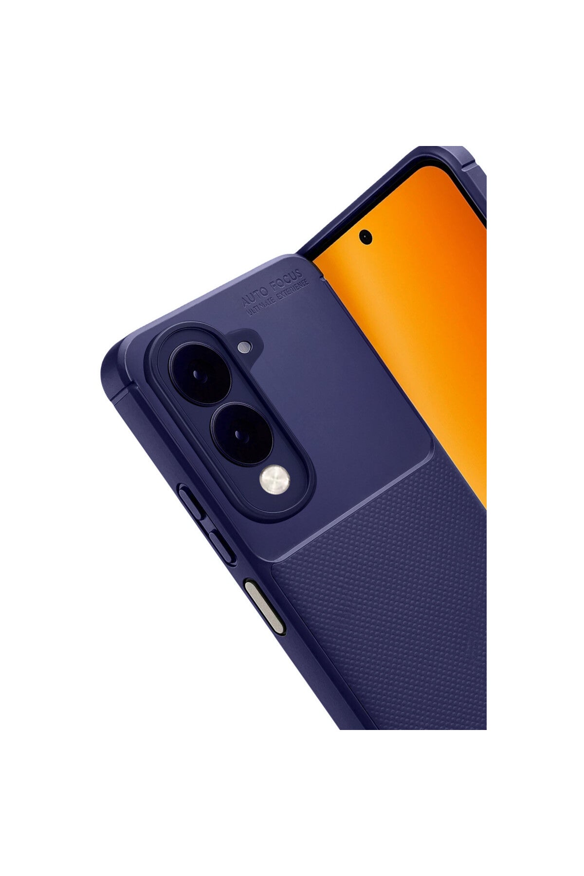 Vivo Y29S Uyumlu Auto Focus Karbon Kapak - Lacivert