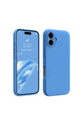 Apple iPhone 16 Uyumlu Kılıf First Silikon - Mavi