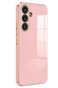 Samsung Galaxy S25 Uyumlu Kılıf Volet Silikon - Pembe