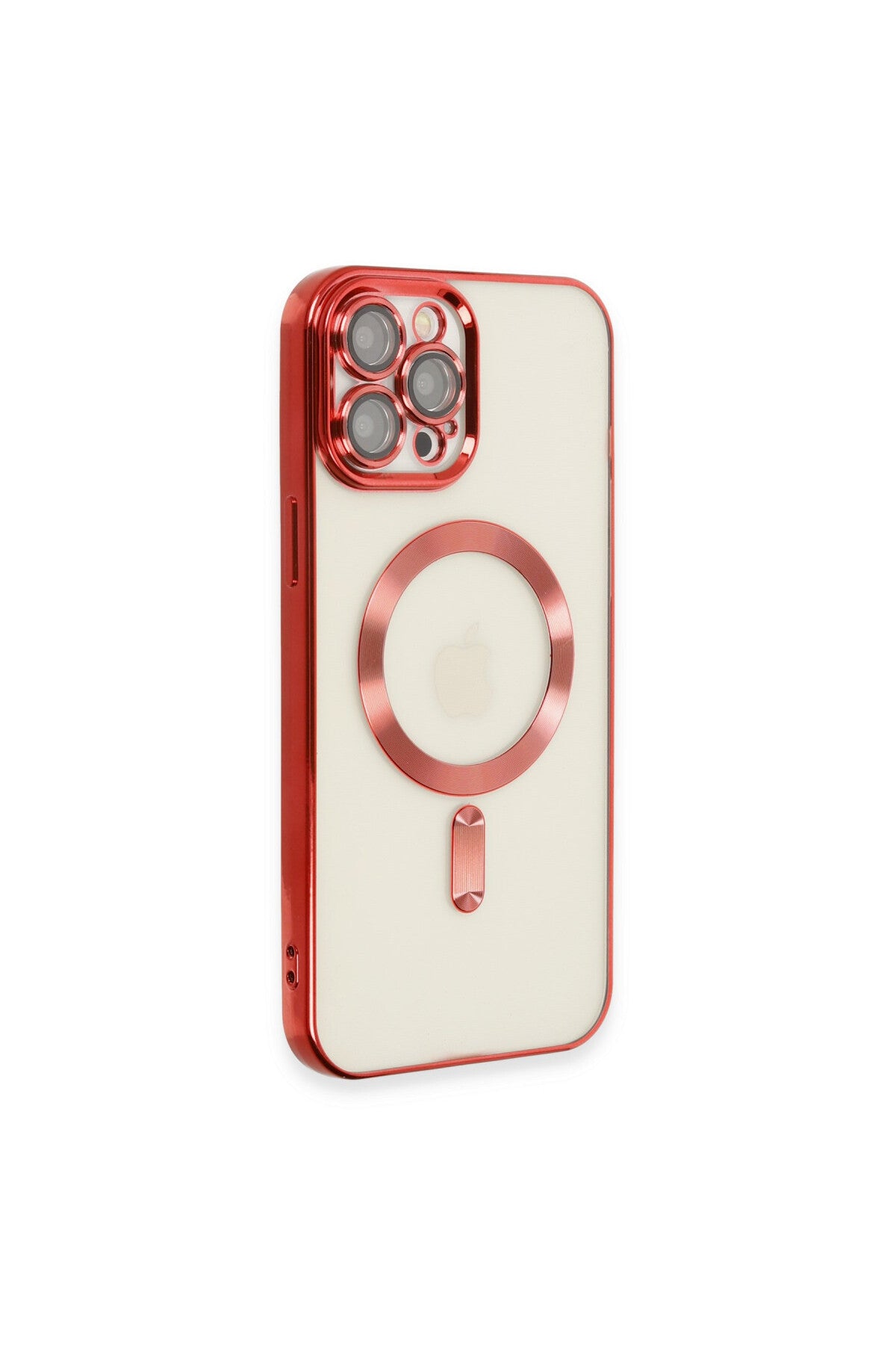Apple iPhone 12 Pro Max Uyumlu Kılıf Kross Magneticsafe Kapak - Kırmızı