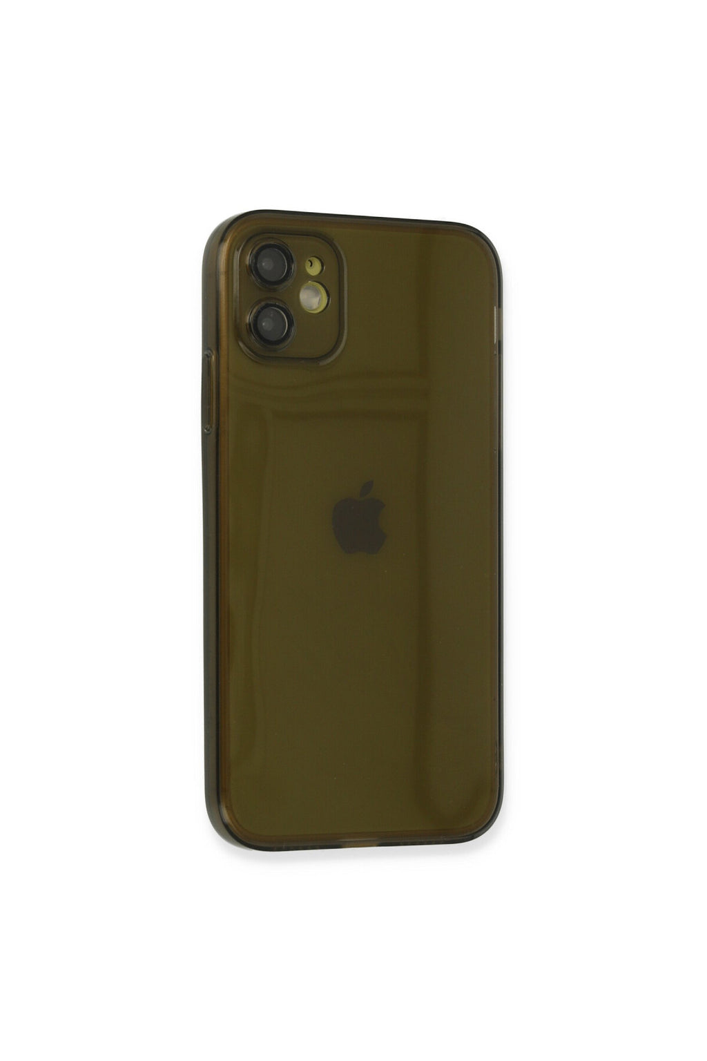 Apple iPhone 12 Uyumlu Kılıf Fly Lens Silikon - Siyah