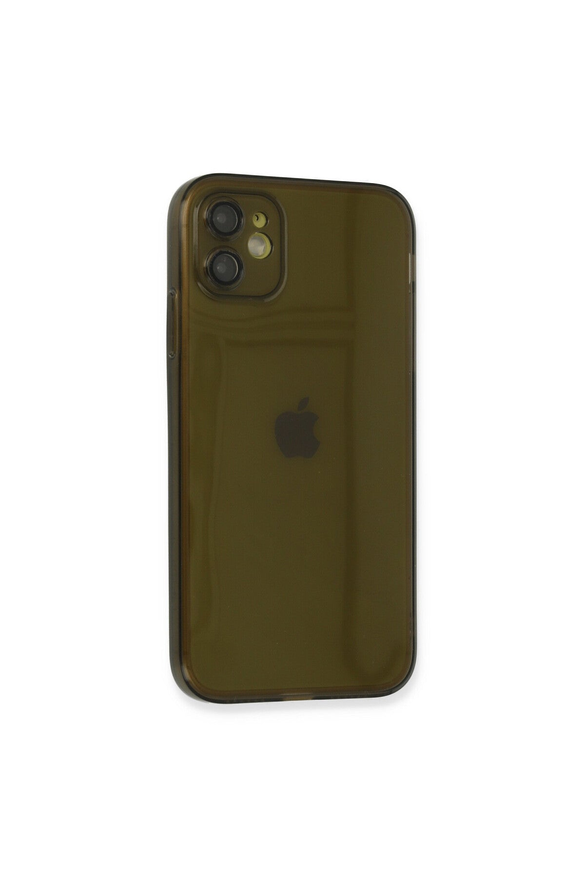 Apple iPhone 12 Uyumlu Kılıf Fly Lens Silikon - Siyah