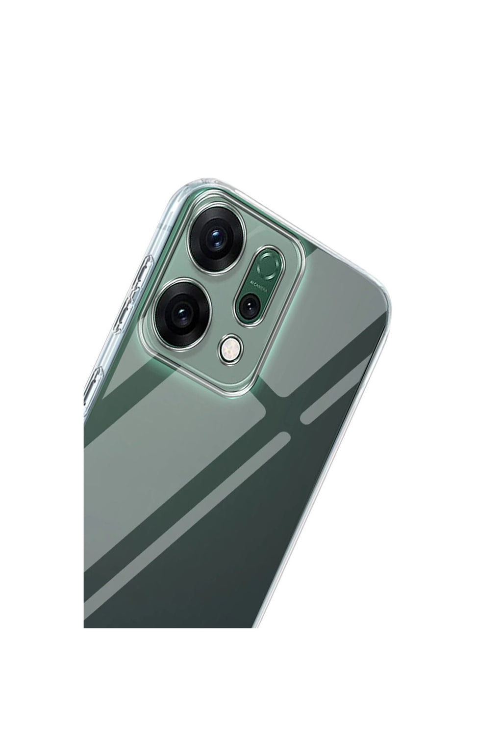 Oppo Reno 14 Uyumlu Kılıf Lüx Şeffaf Silikon - Şeffaf