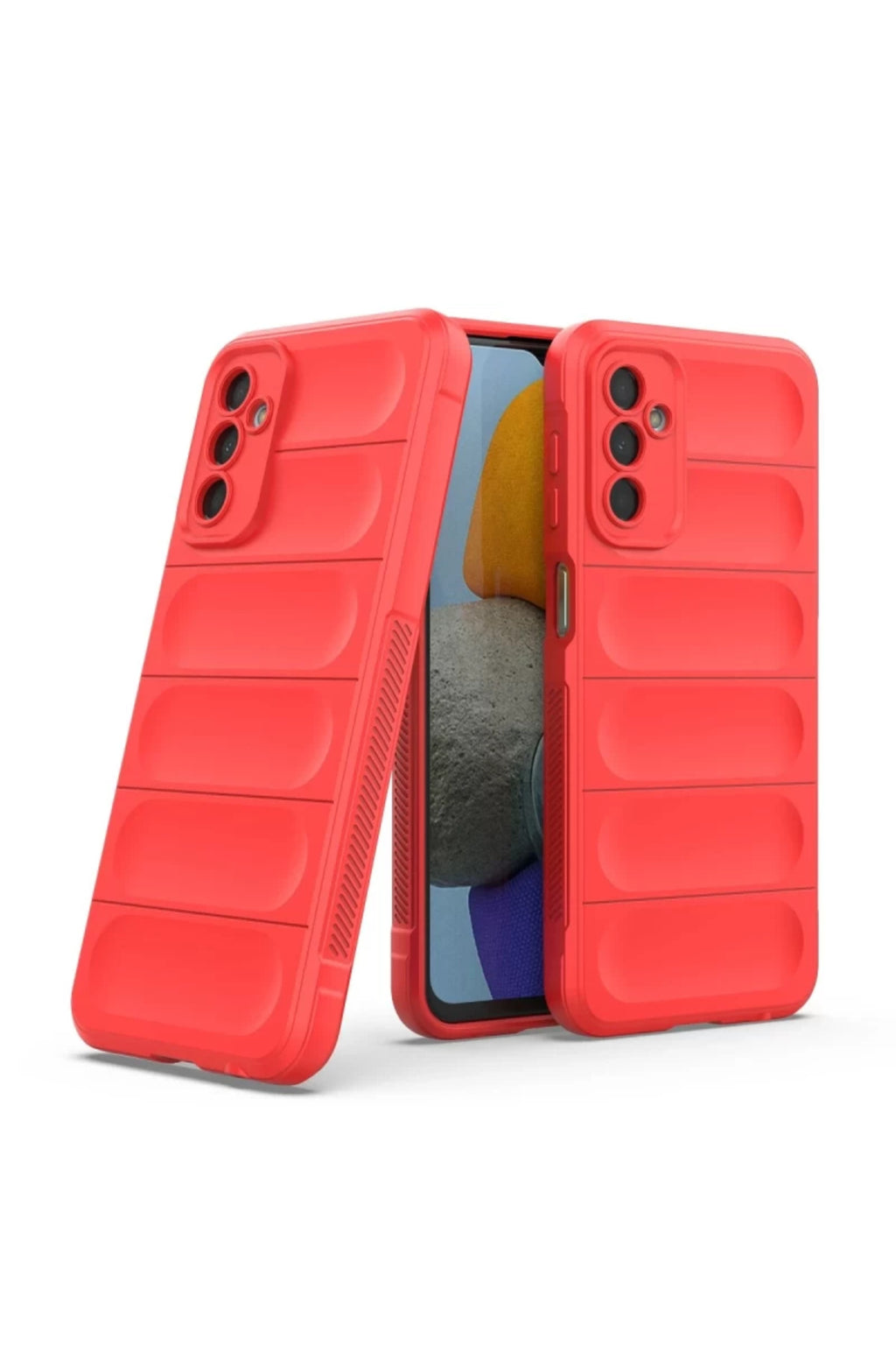 Samsung Galaxy M23 Uyumlu Kılıf Optimum Silikon - Kırmızı