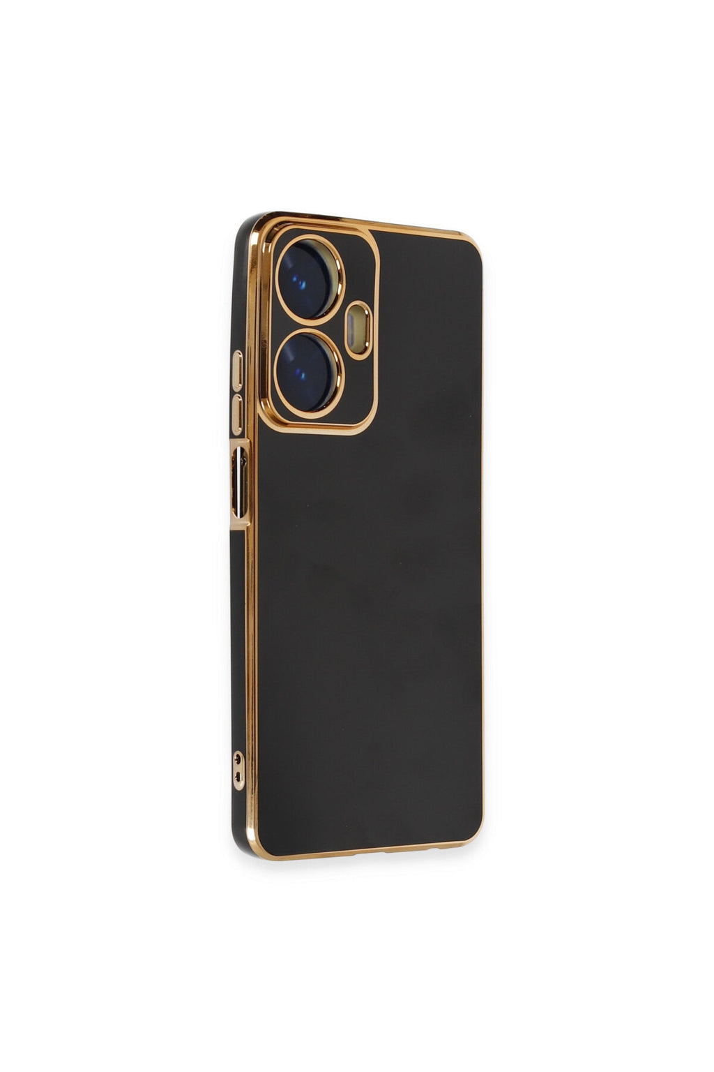 Realme C55 Uyumlu Kılıf Volet Silikon - Siyah