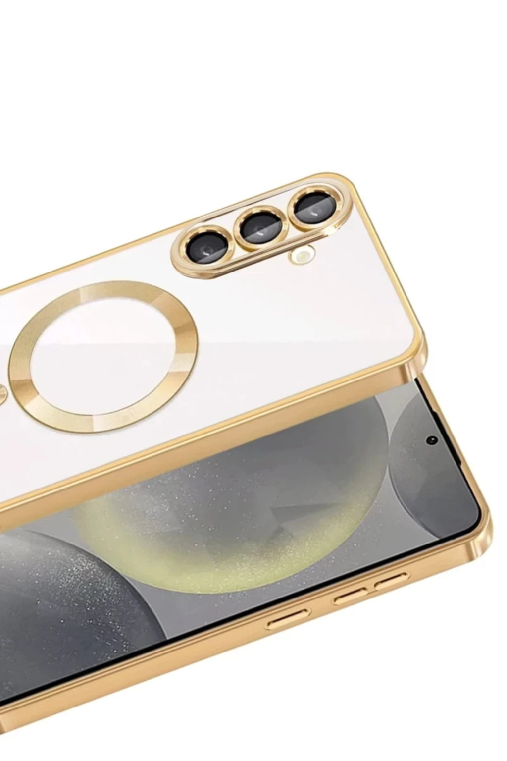 Samsung Galaxy A37 5G Uyumlu Kross Magneticsafe Kapak - Gold