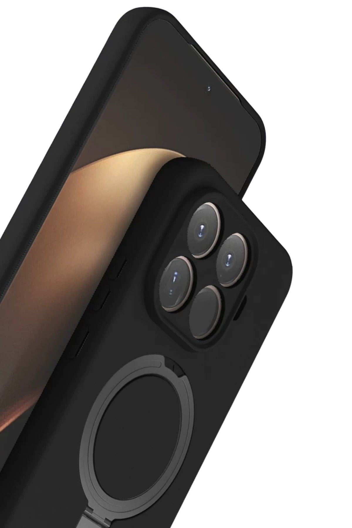Xiaomi Mi 15T Pro Uyumlu Regal Magsafe Standlı Kapak - Siyah