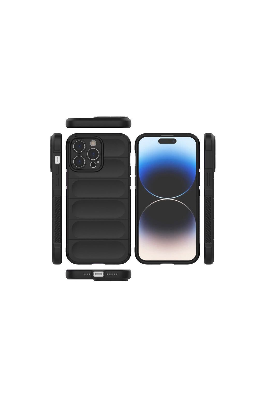 Apple iPhone 14 Pro Uyumlu Kılıf Optimum Silikon - Siyah