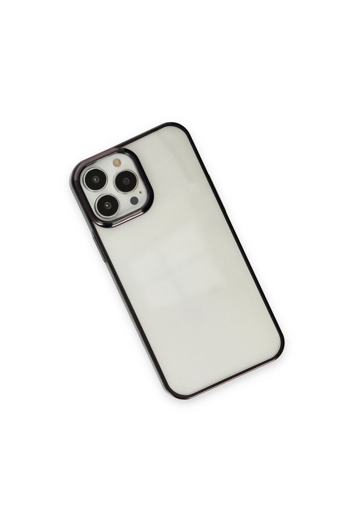 Apple iPhone 14 Pro Max Uyumlu Kılıf Element Silikon - Siyah