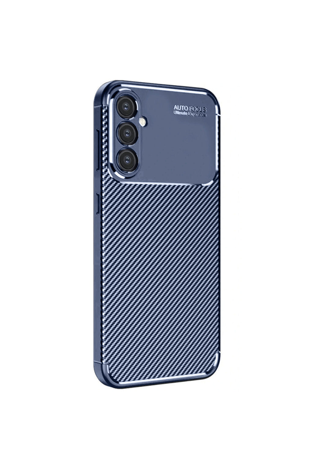 Samsung Galaxy A26 Uyumlu Kılıf Auto Focus Karbon Kapak - Lacivert