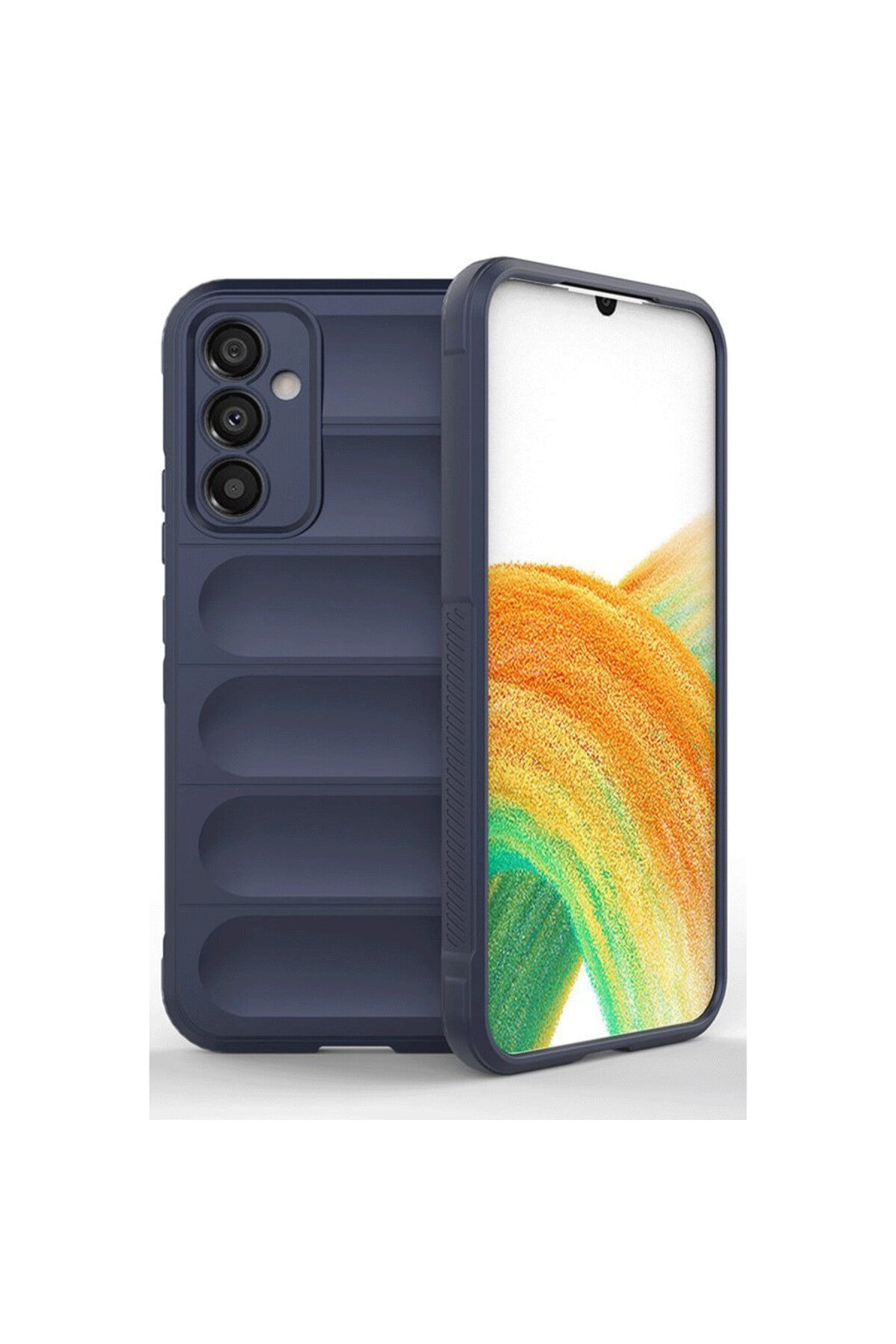 Samsung A56 Kılıf Optimum Silikon - Lacivert