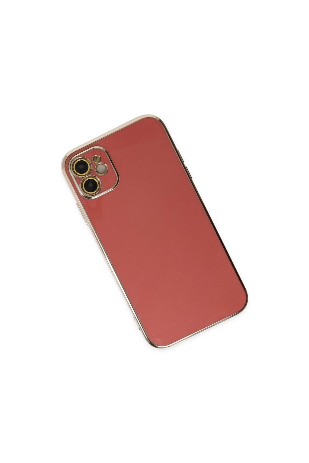 Apple iPhone 12 Uyumlu Kılıf Volet Silikon - Kırmızı