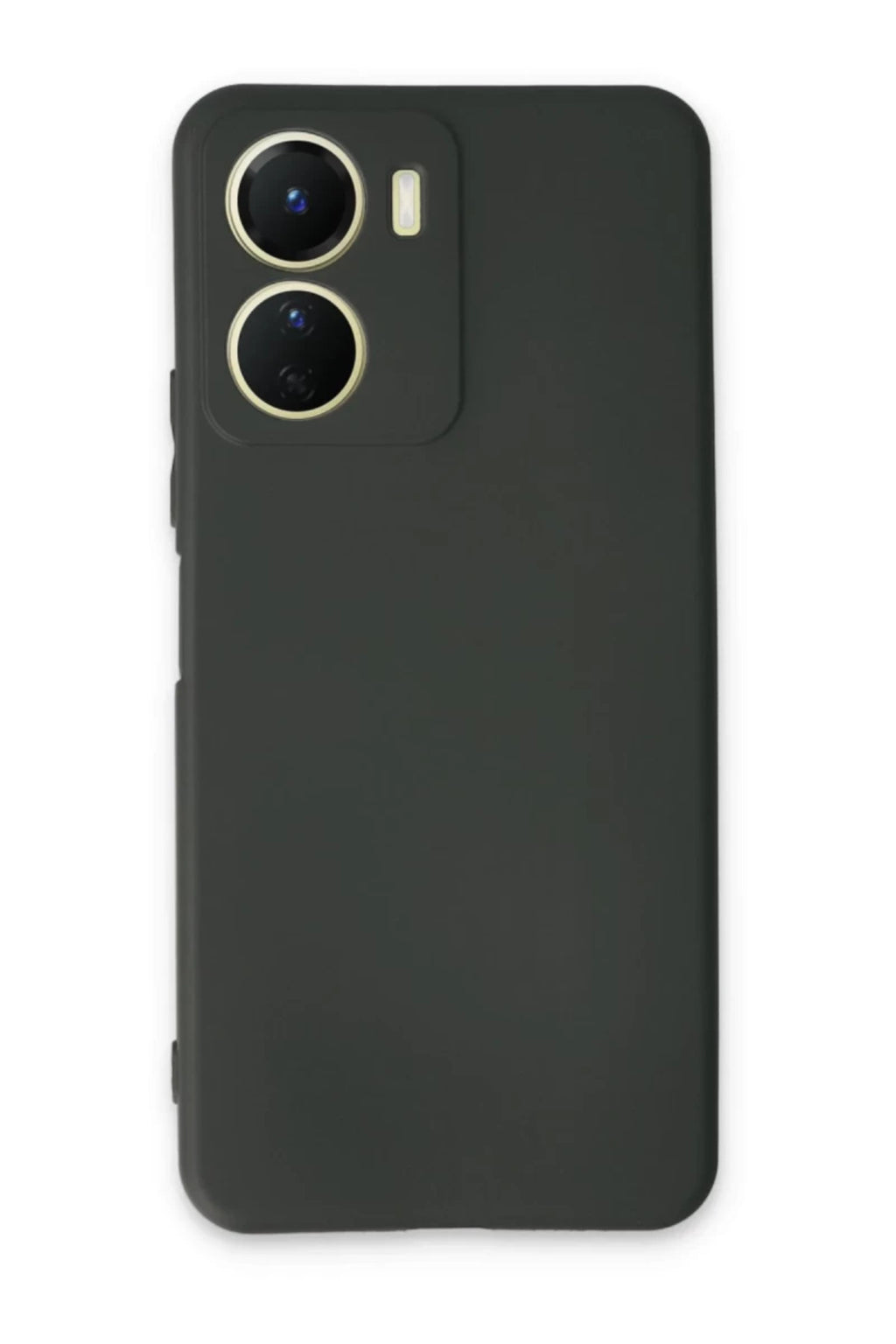 Vivo Y16 Uyumlu Kılıf First Silikon - Koyu Yeşil