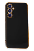 Samsung Galaxy S23 FE Uyumlu Kılıf Volet Silikon - Siyah