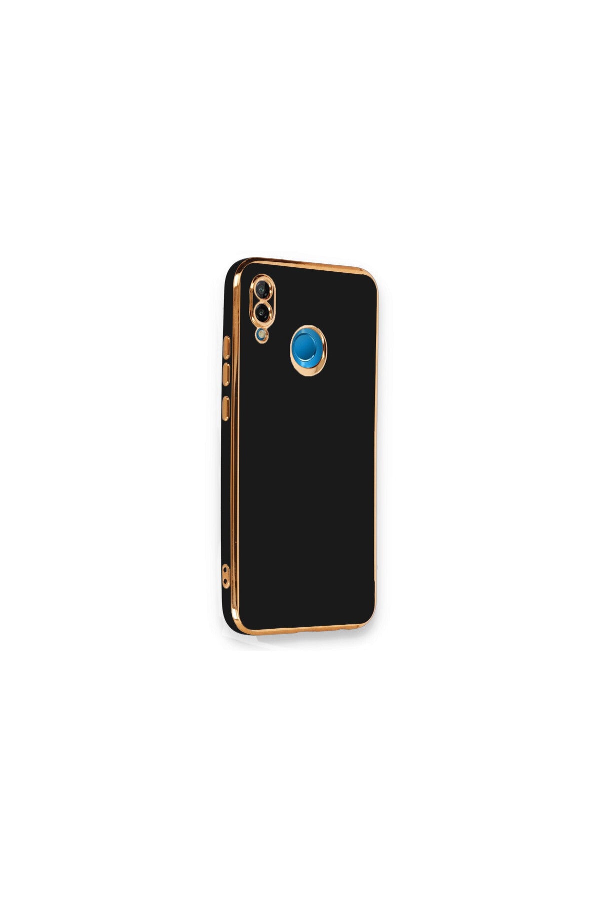Huawei P20 Lite Uyumlu Kılıf Volet Silikon - Siyah