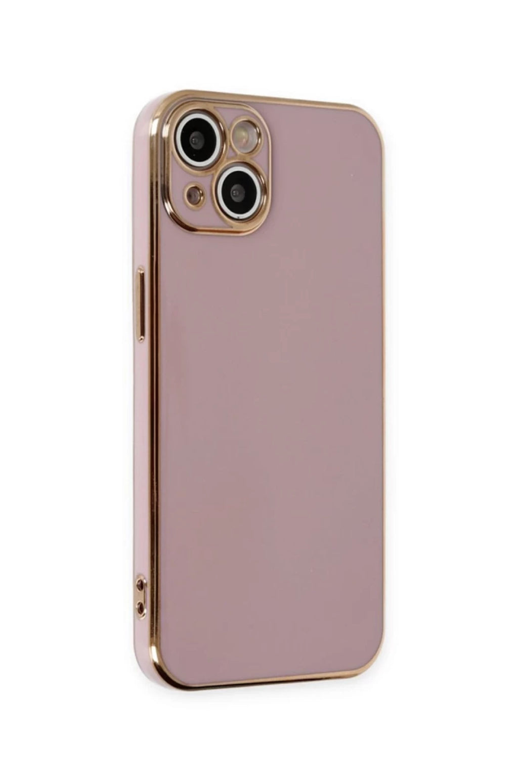 Apple iPhone 15 Uyumlu Kılıf Volet Silikon - Mor