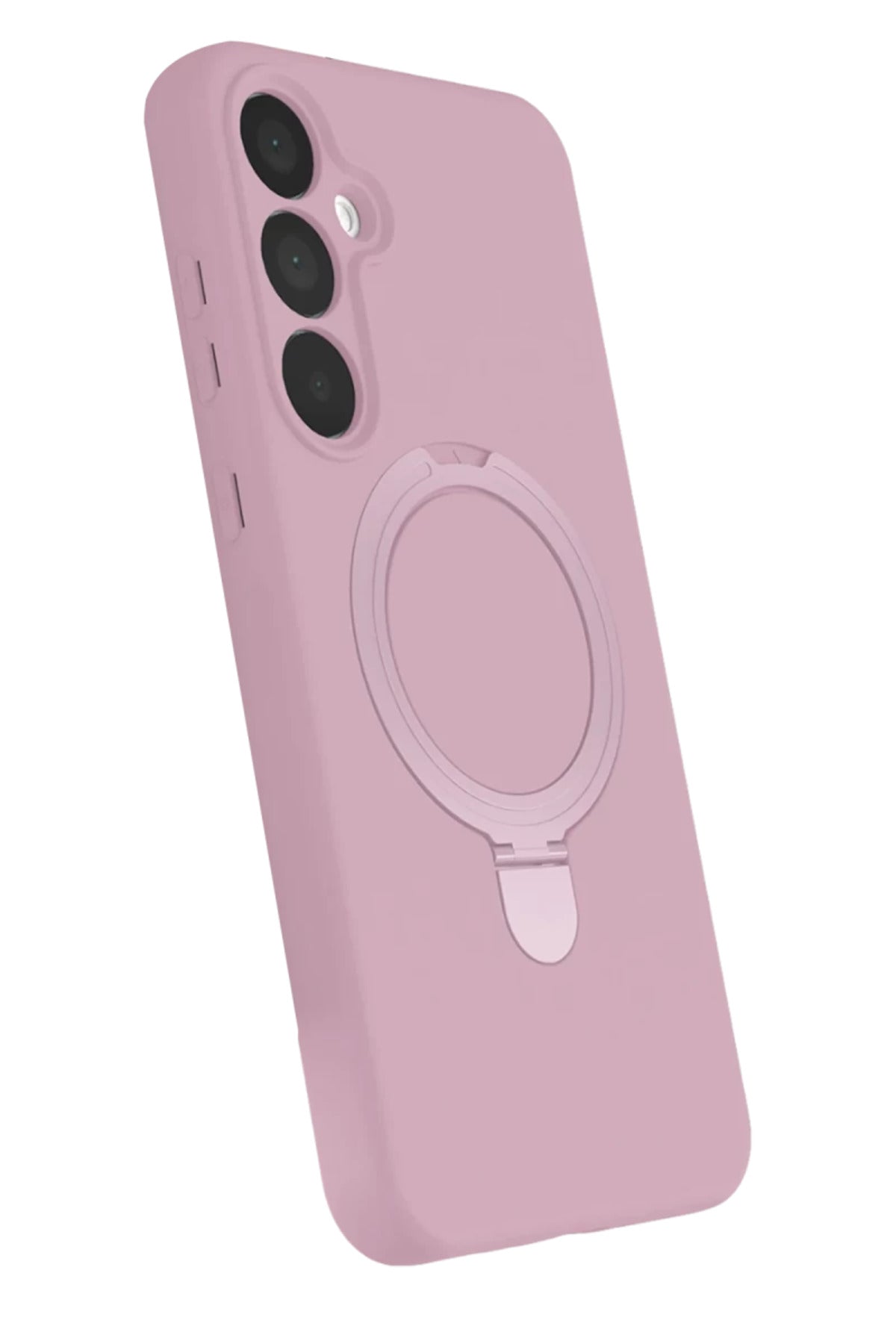 Samsung Galaxy A16 5G Uyumlu Regal Magsafe Standlı Kapak - Açık Pembe