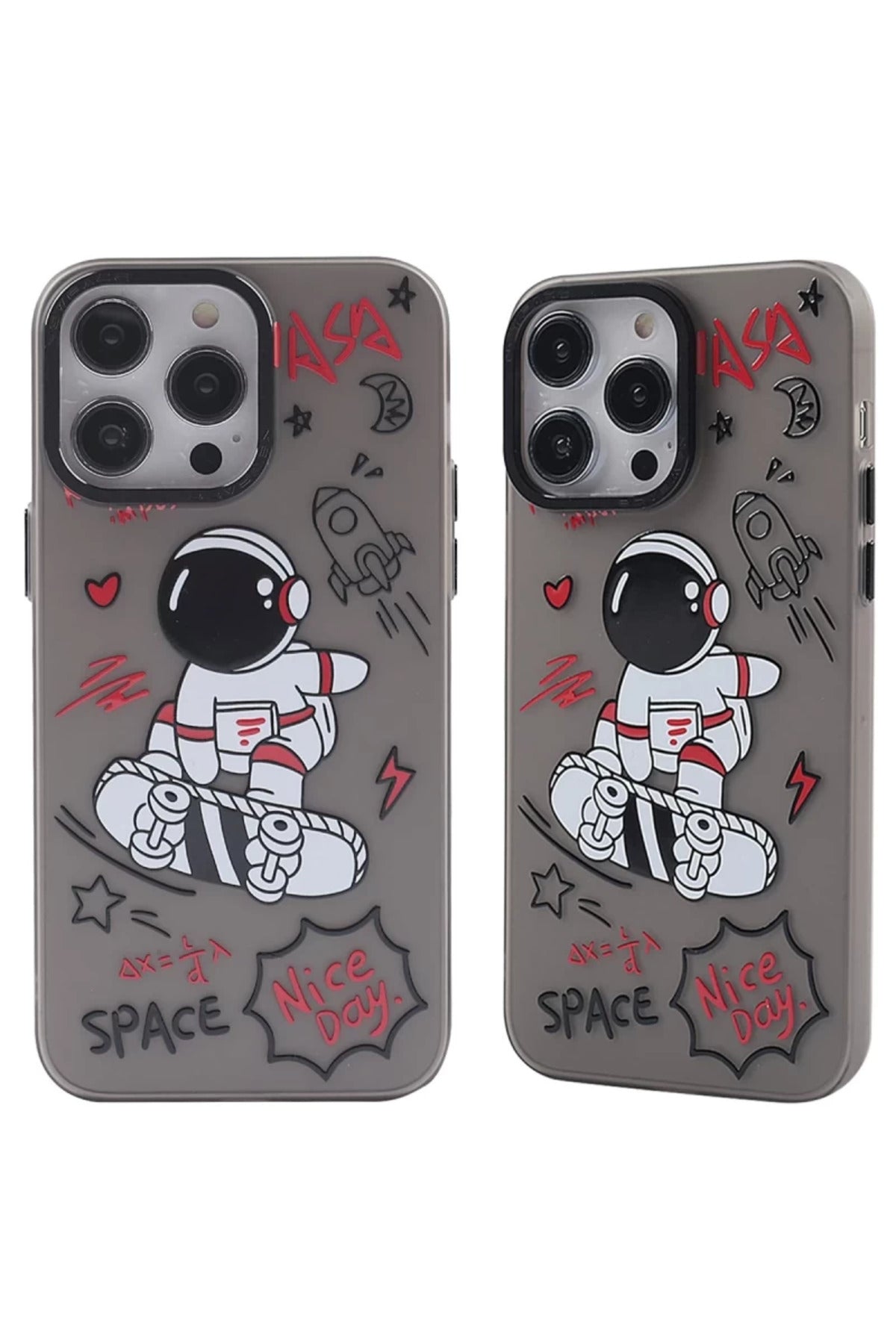 Apple iPhone 14 Pro Max Uyumlu Kılıf Prada Desenli Kapak - Prada Siyah - 1