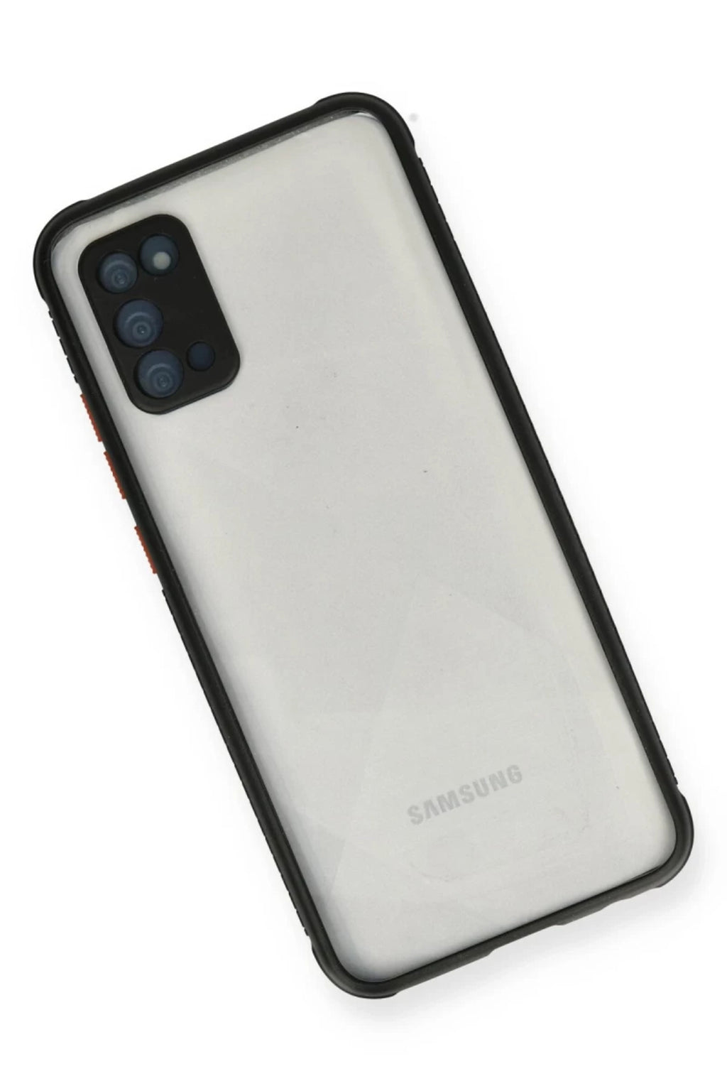 Samsung Galaxy A02S Uyumlu Kılıf Miami Şeffaf Silikon - Siyah