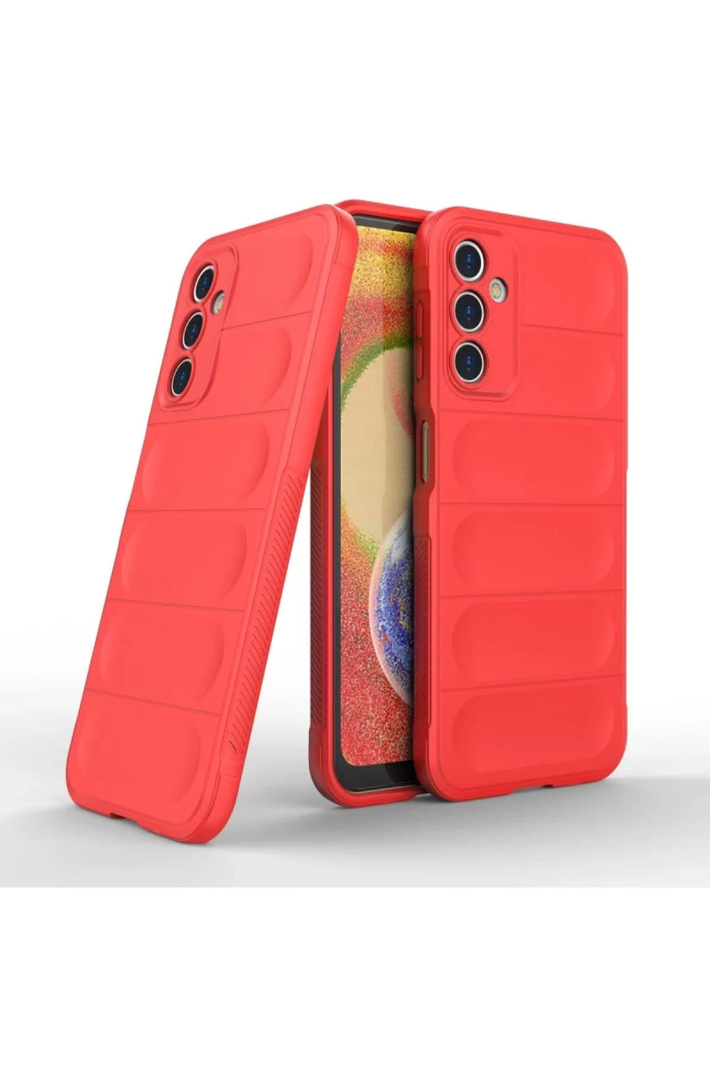 Samsung Galaxy A14 4G Uyumlu Kılıf Optimum Silikon - Kırmızı