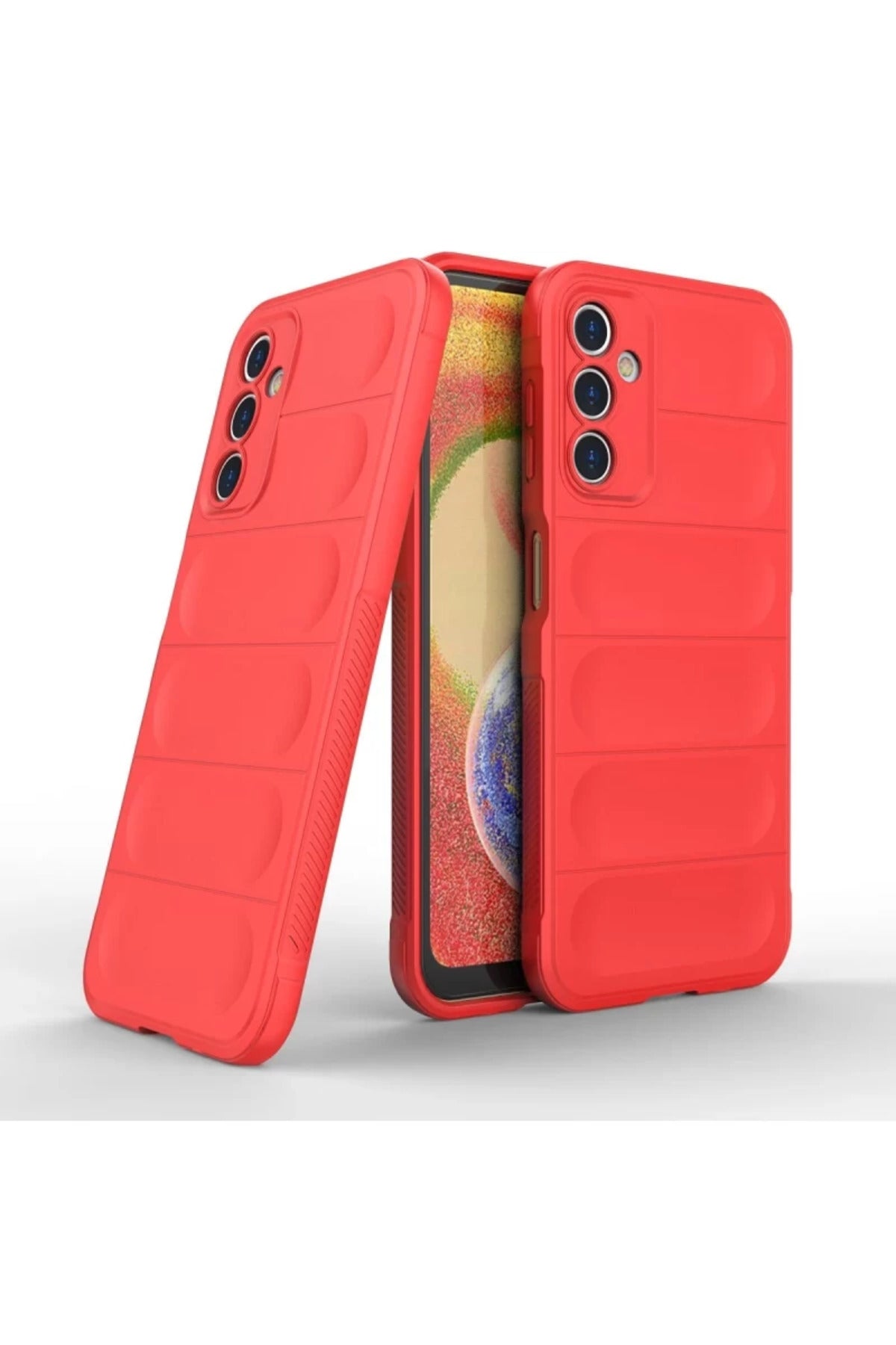 Samsung Galaxy A14 4G Uyumlu Kılıf Optimum Silikon - Kırmızı